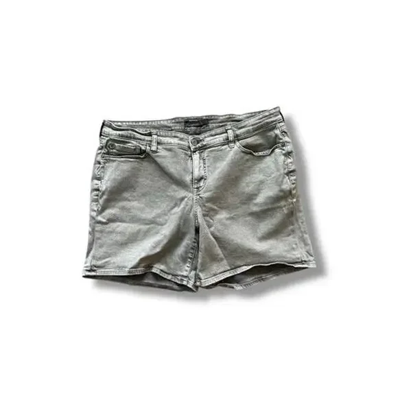 Torrid 5 Inch Boyfriend Vintage Stretch Mid-Rise Denim Jean Shorts Smokestack 18 - Picture 2 of 6